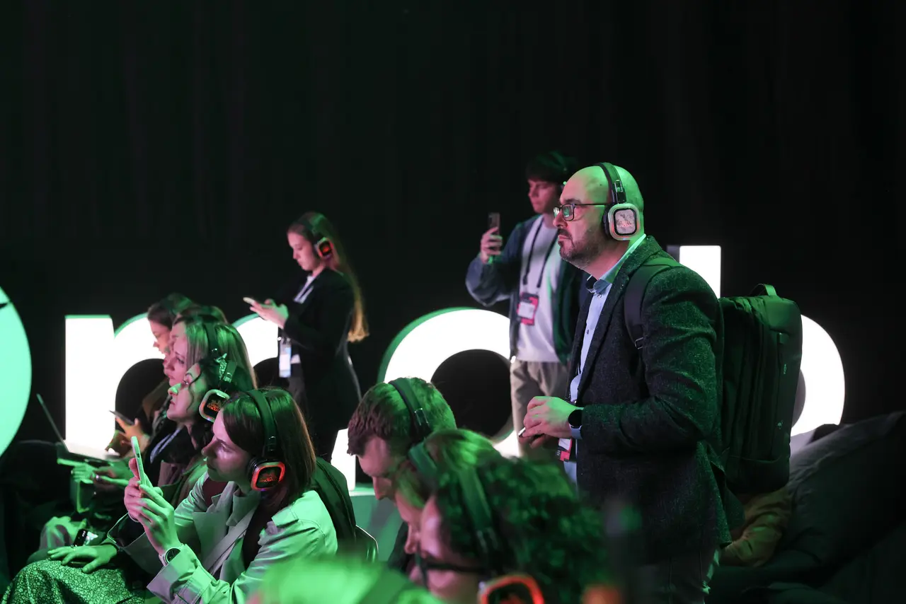 Audience during a session